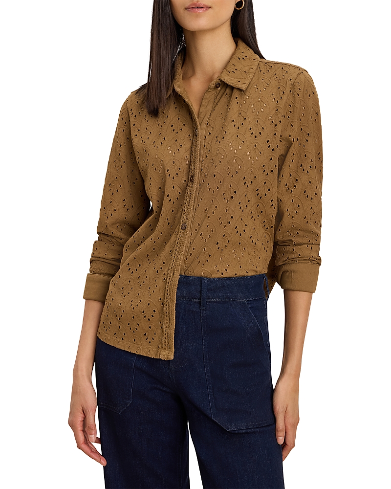 Nic+zoe Knit Eyelet Shirt