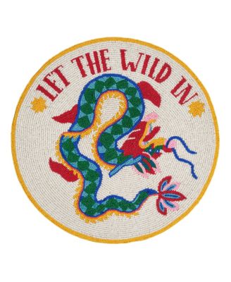  Dadri Beaded Placemat Wild, 14" L