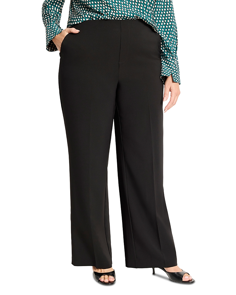 Nic+zoe Plus Lenox Wide Leg Sleek Stretch Pants