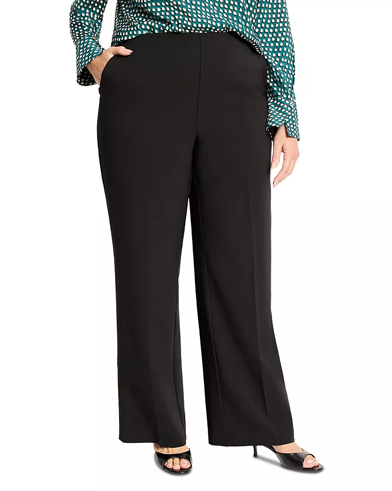Nic+Zoe Plus Lenox Wide Leg Sleek Stretch Pants