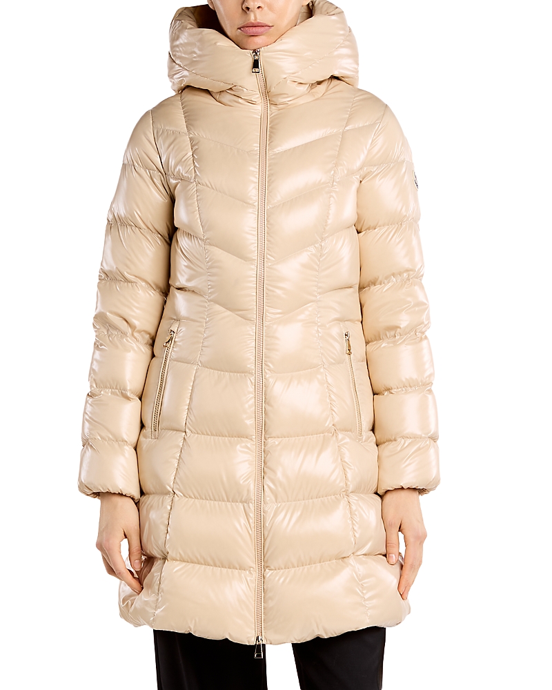 Moncler Marusse Hooded Mid Length Down Jacket