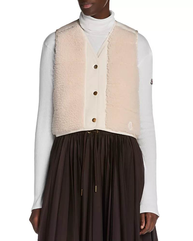 Moncler Teddy Front Vest