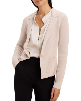 Elegant Knit Tailored Blazer