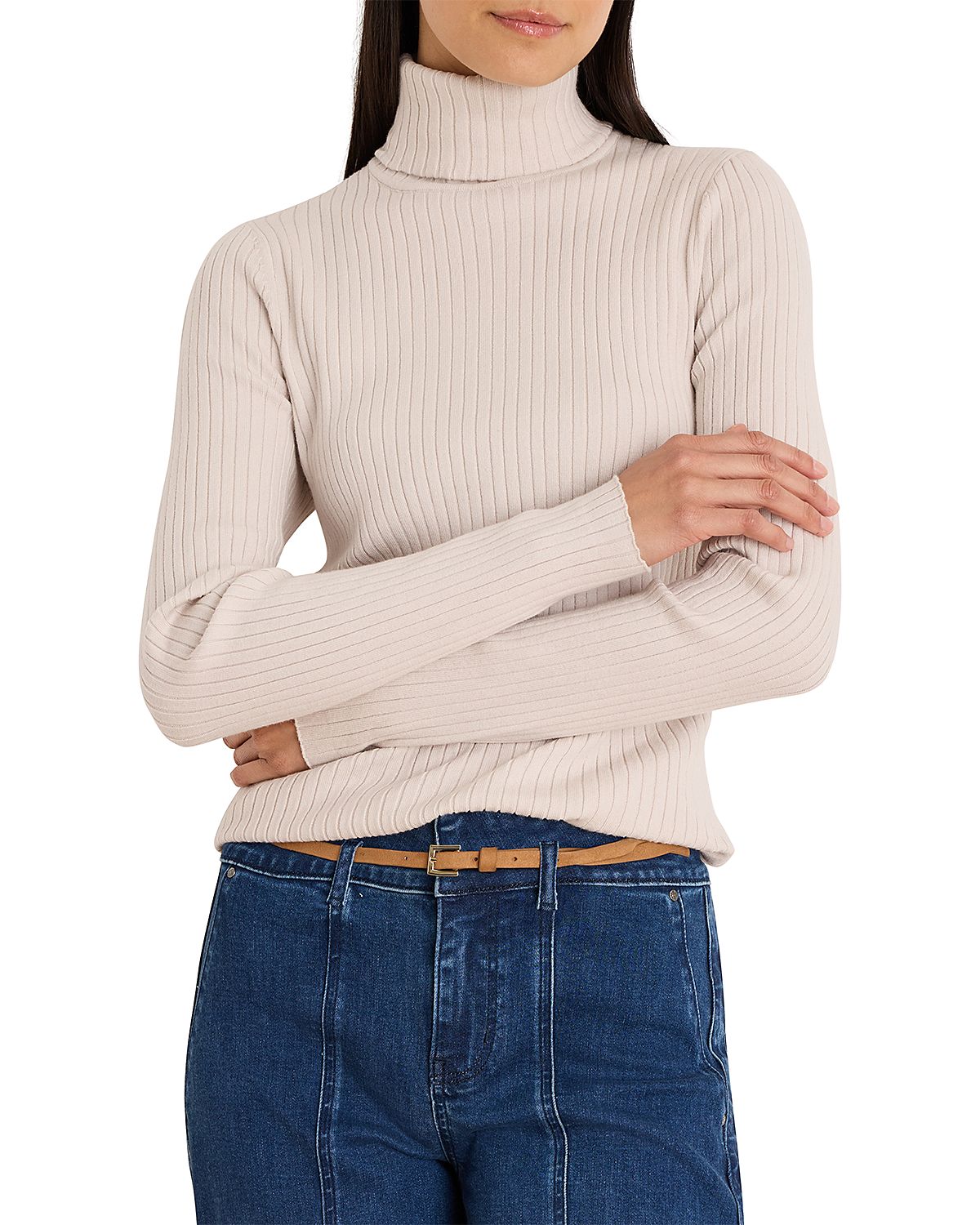 Nic+Zoe Perfect Ribbed Turtleneck Sweater