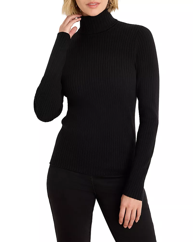 Nic+Zoe Perfect Ribbed Turtleneck Sweater