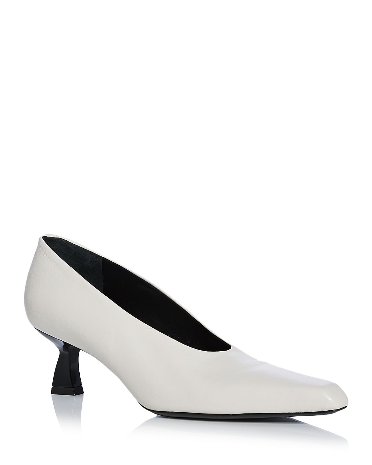 Nodaleto Women's Dona Leather Kitten Heel Pumps