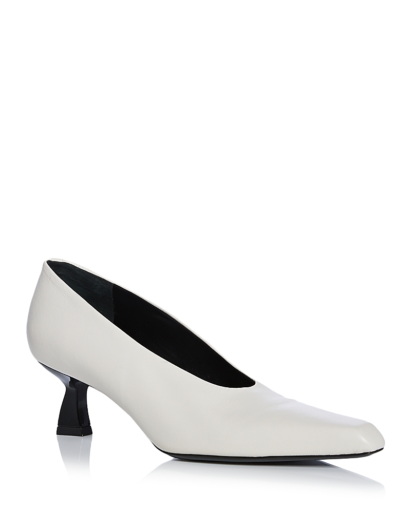 Nodaleto Women's Dona Leather Kitten Heel Pumps