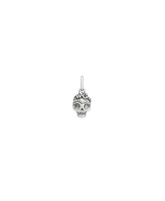  Sterling Silver Plated Skull Charm
