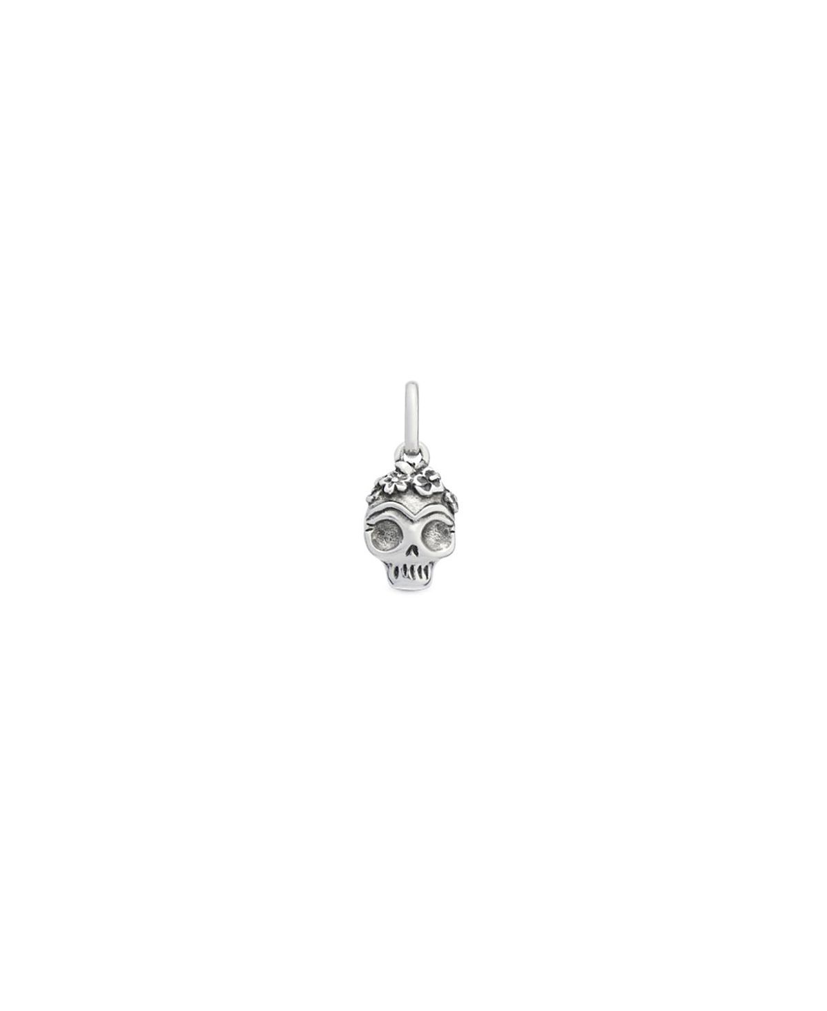 UNOde50 Sterling Silver Plated Skull Charm