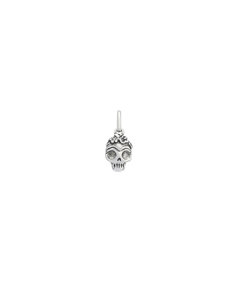 UNOde50 Sterling Silver Plated Skull Charm