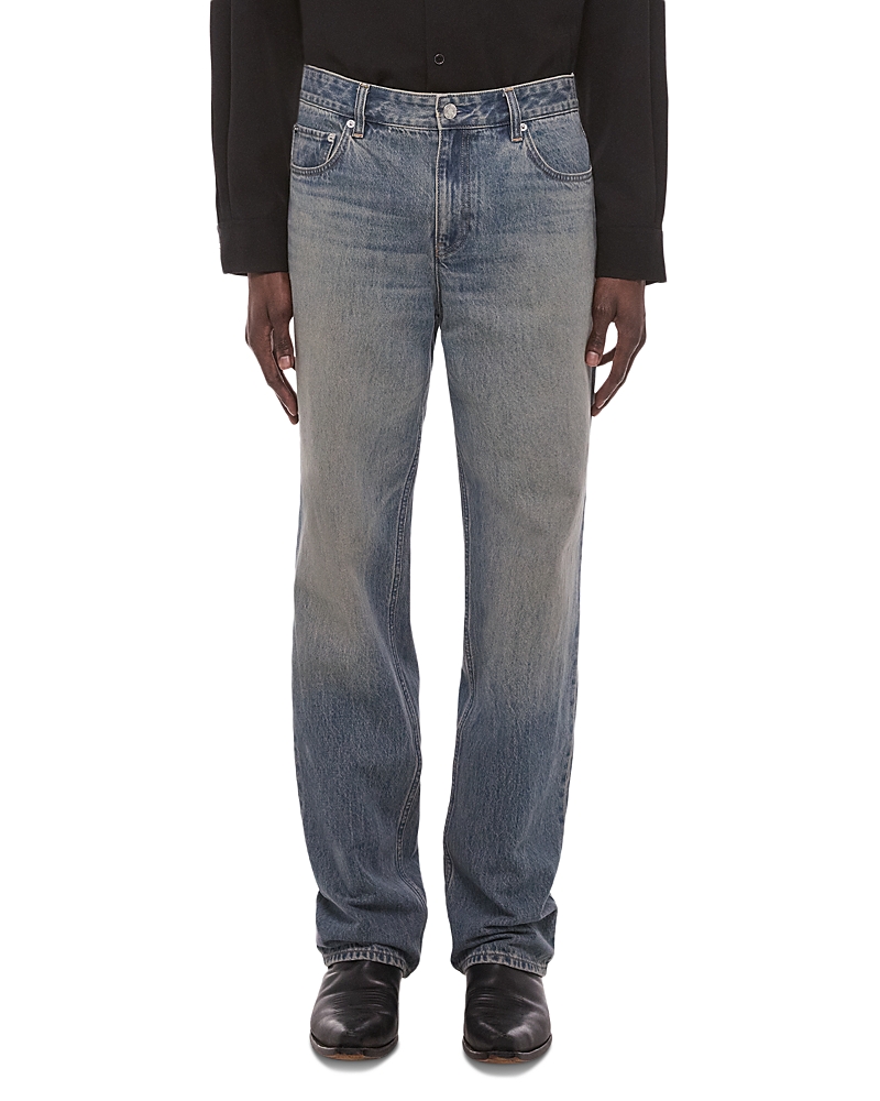 Helmut Lang Wardrobe Relaxed Fit 33 Jeans in Heavy Tinted Blue