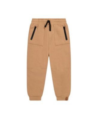 Boys' Fleece Drawstring Waist Zippered Pocket Sweatpants - Little Kid