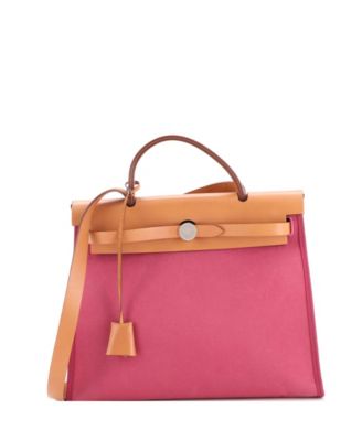 31 Herbag Zip Leather and Toile