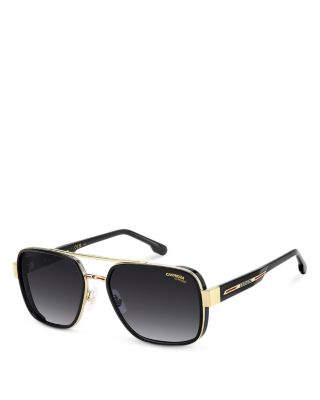 Rectangular Double Bridge Sunglasses, 58mm