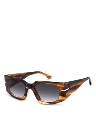 Victoria Beckham Rectangular Sunglasses, 53mm
