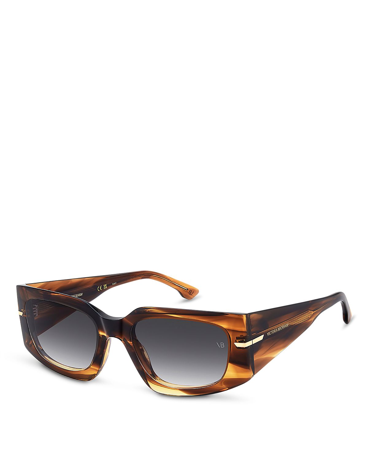 Victoria Beckham Rectangular Sunglasses, 53mm