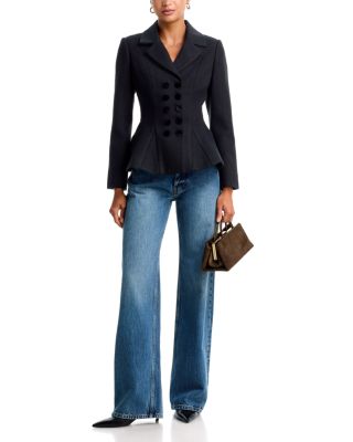 Peplum Slim Fit Blazer - Exclusive - thumbnail 2