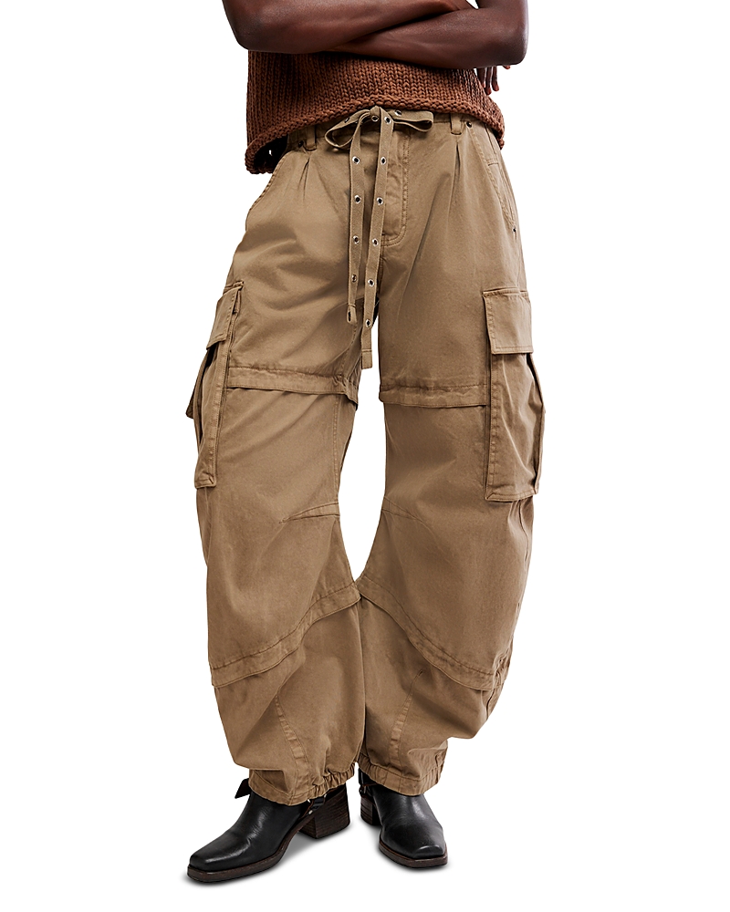 Free People Reef Curved Cargo Twill Pants