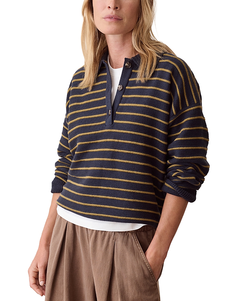 Marine Layer Valerie Cotton Polo Sweater