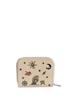 ZV Tattoo Mini Leather Coin Purse
