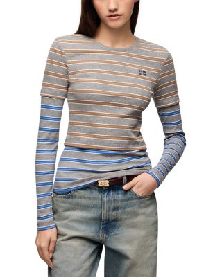 Layered Double Stripe Top