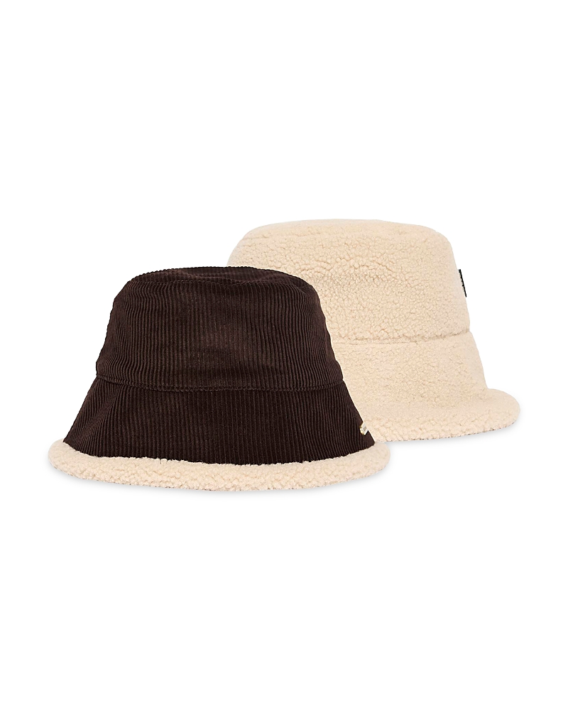 Barbour Overton Reversible Corduroy & Faux Shearling Bucket Hat