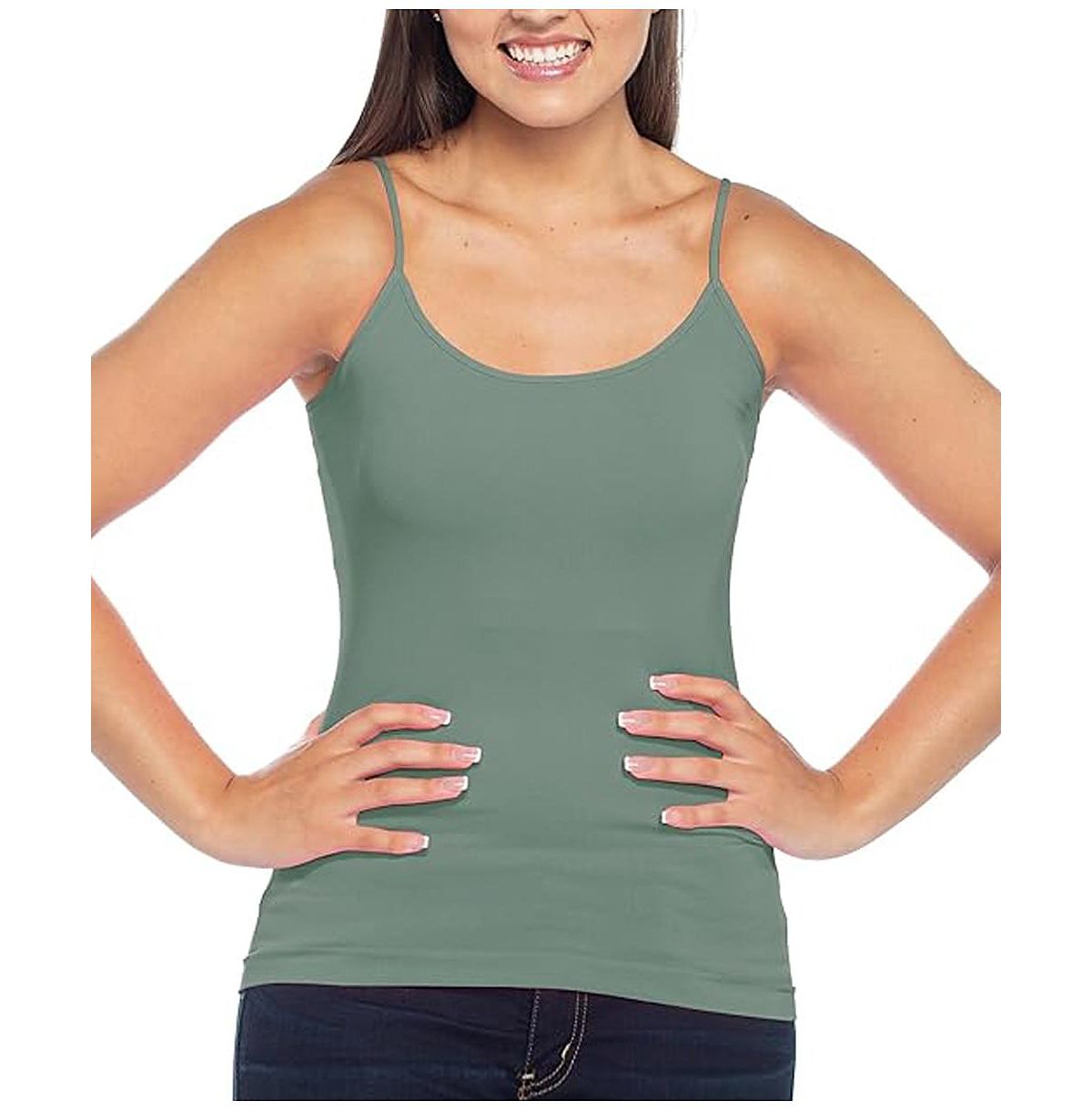 Malibu Sugar Girls' Solid Full Cami - Big Kid