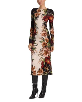 Delora Long Sleeve Midi Dress - thumbnail 5
