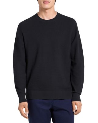Theory Riland Crewneck Sweater in Light Bilen