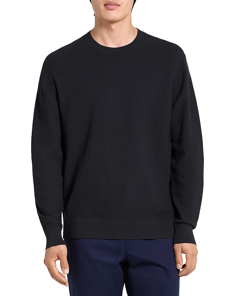 Theory Riland Crewneck Sweater in Light Bilen