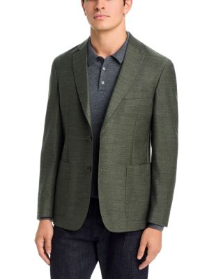 Textured Weave Unstructured Regular Fit Sport Coat - Exclusive 