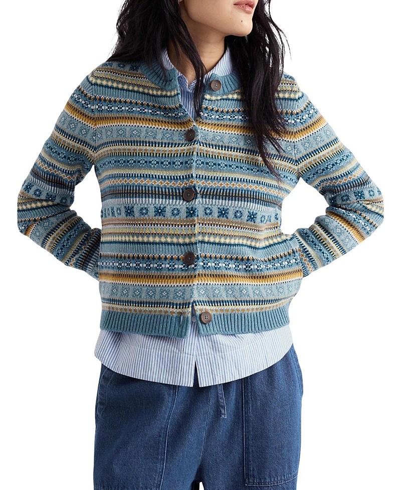 Seasalt Cornwall Cove Cottage Fair Isle Cardigan