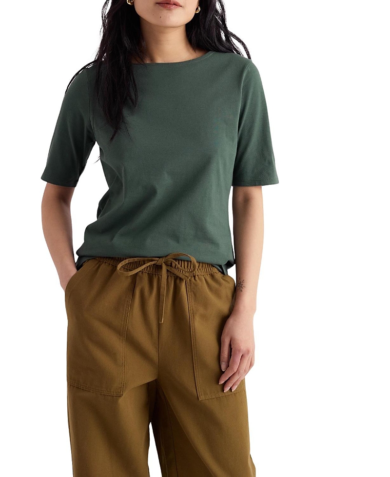 Seasalt Cornwall Poisson Boat Neck T-Shirt