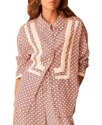  Women's Geo Print Classic Shirt