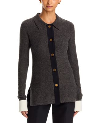 Toteme Yak & Wool Slim Collared Cardigan