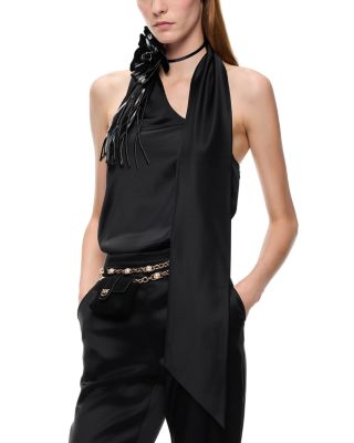 Audi Satin One Shoulder Jumpsuit 