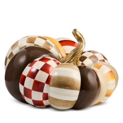 Harvest Glow Patchwork Large Pumpkin