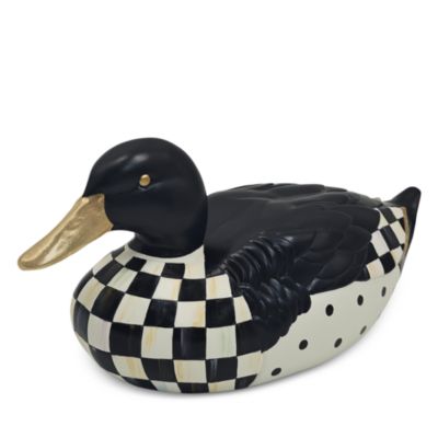 Courtly Check Mallard Duck Figurine