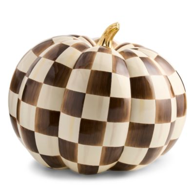 Chocolate Check Jumbo Pumpkin