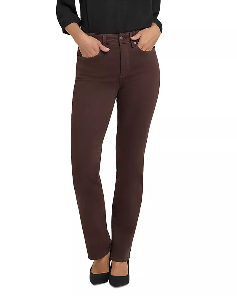Nydj Marilyn High Rise Straight Jeans
