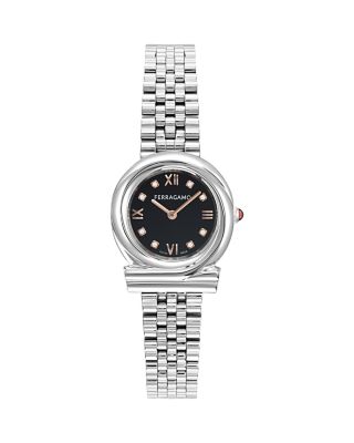 Gancini Twisted Diamond Watch, 28mm