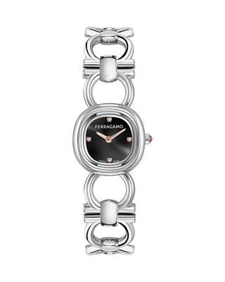 Double Gancini Petite Diamond Watch, 21mm