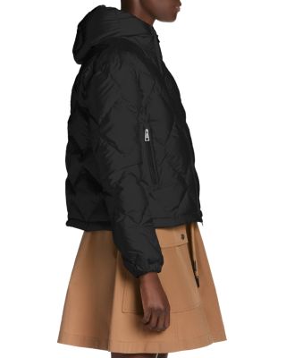 Arvouinne Hooded Triangle Quilted Short Down Jacket - thumbnail 2