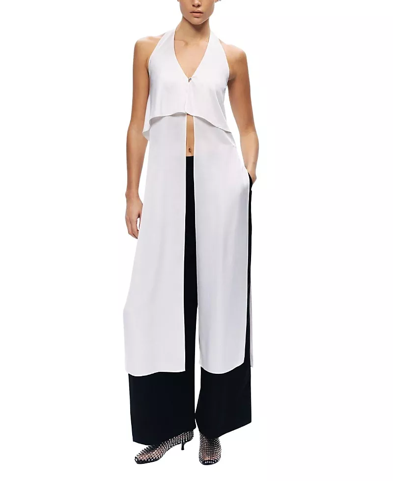 Nocturne Layered Halter Blouse