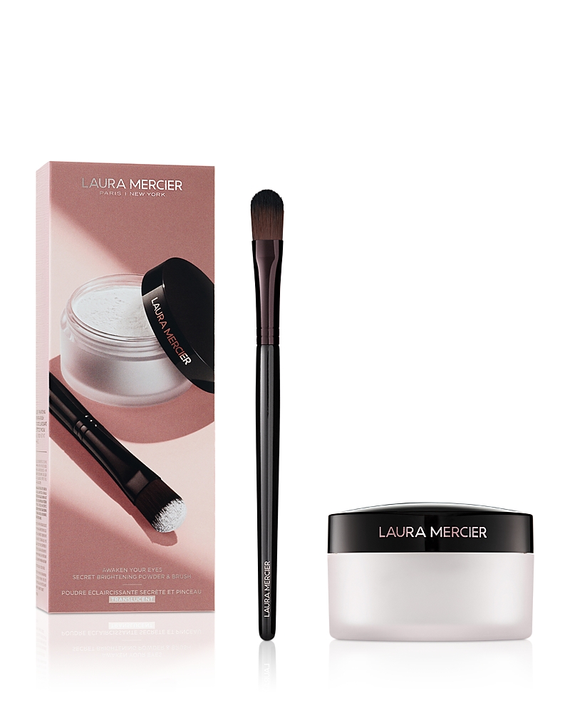 Laura Mercier Awaken Your Eyes Secret Brightening Powder & Brush Gift Set ($62 value)