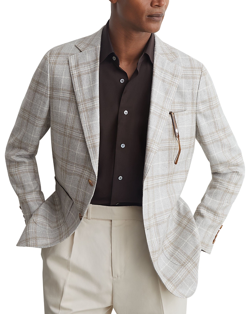 Reiss Amaro Hemp Wool Slim Fit Blazer