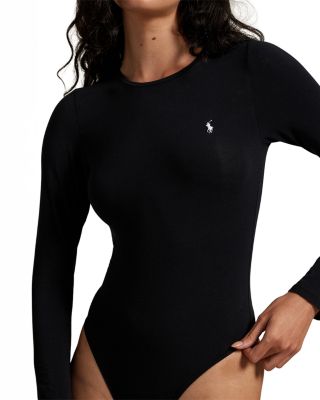 Polo Ralph Lauren Cotton Blend Long Sleeve Bodysuit