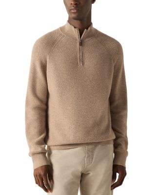 Oasi Cashmere Quarter Zip Sweater