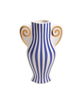  Longhu Ceramic Vase, 9.45" x 3.94" x 14.17"