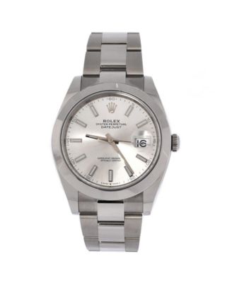  Oyster Perpetual Datejust Automatic Watch in Stainless Steel 41mm